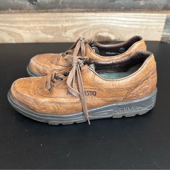 Mephisto Rush Brown "Desert" Womens Leather Lace-up Walking Shoes size 7.5 - Picture 2 of 8
